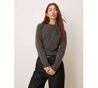 Dickies - Christiana - T-shirt corta a maniche lunghe nero slavato L