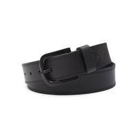 Dickies Cintura casual da uomo in pelle larga 38 mm nera, nero, Small (30/32) US