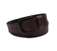 Dickies Cintura casual da uomo in pelle larga 38 mm nera, Marrone, Small (30/32) US