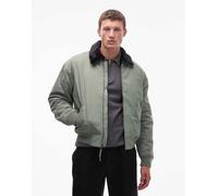 Dickies - Coalfield - Giacca stile aviatore verde medio con dettagli sul colletto 2XL