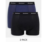 Dickies - Confezione da 2 boxer aderenti blu navy/neri XS