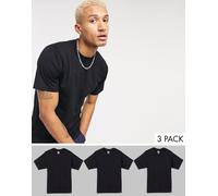 Dickies - Confezione da tre T-shirt nere-Nero XS