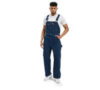 (TG. 38W / 34L) Dickies - DB100 - Salopette da uomo, colore Blu (rinsed indigo