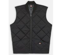 Dickies Uomo, Gilet trapuntato Diamond, Nero, S