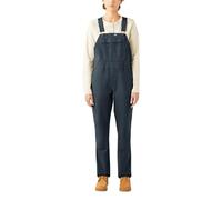 Dickies Donna, Salopette con doppia copertura Bib, GRIGIO DIESEL, XS