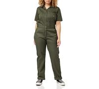 Dickies Tuta W SS Flex, Verde Muschio, XS Donna