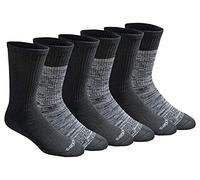 Dickies Dri-tech - Calzini da uomo con controllo dell'umidit, Black Free Run (6 paia), Shoe Size: 15-17