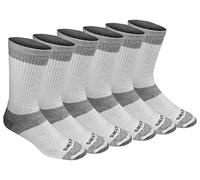 Dickies Dri-tech - Calzini da uomo con controllo dell'umidità (confezione da 12), 3.0 Cuscino completo bianco (6 paia), XL