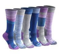 Dickies Dri-tech Moisture Control Crew - Calzini da donna, 6 paia, colore: Blu Mountain (37-39 EU, Blue Mountain (6 paia)