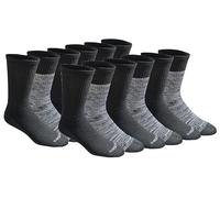 Dickies Dri-Tech Moisture Control Crew Calzini da uomo (confezione da 18), Black Free Run (12 paia), Shoe Size: 5-9