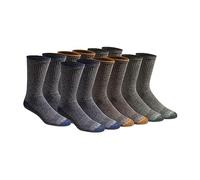 Dickies Dri-Tech Moisture Control Crew Socks Multipack Calzini, Colori mélange (12 Paia), L (Pacco Uomo