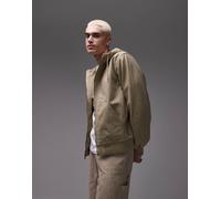 Dickies - Duck - Giacca in tela sfoderata color cuoio slavato chiaro con cappuccio-Marrone XS