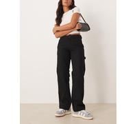 Dickies - Duck - Pantaloni a fondo ampio in tela neri-Nero W34 L30