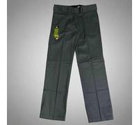 DICKIES Durevole Elastico Tessuto Slim Lavoro Pantaloni da Uomo Sz 32x32 Carbone