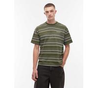 Dickies - East Liberty - T-shirt verde a righe XS