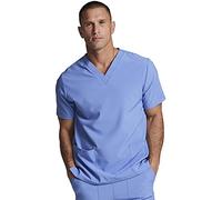 Dickies EDS Essentials Uomini & Donne Scrubs Top V-Neck DK619, ciel, S