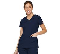 Dickies EDS Signature - Maglia da Donna con Scollo a V, con Tasche Multiple - Blu - M