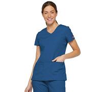Dickies EDS Signature - Maglia da Donna con Scollo a V, con Tasche Multiple - Blu - XL
