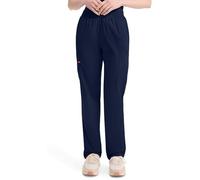 Dickies EDS Signature Scrub da Donna, Elastico in Vita, Pantaloni Cargo da Donna in Morbido Popeline Spazzolato 86106, Navy, Medium Petite