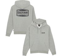 Dickies - Felpa con cappuccio da uomo - Bolivar Fz Hoodie Grey Melange per Uomo - Taglia L - Grigio Grigio L