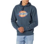 Dickies Felpa con Cappuccio da Uomo con Logo Tricolore Idrorepellente, Blu Airforce, Large