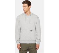 Dickies Uomo, Felpa in pile con zip integrale Midweight, vestibilità regular, Heather Grey, L