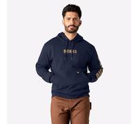 Dickies Felpa Con Cappuccio Uomo Graphic Pullover In Pile Navy Classica Casual