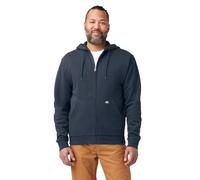 Dickies, Felpa da Uomo, in Pile, Cerniera Intera, Blu Navy Scuro, Medium