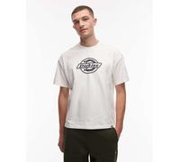 Dickies - Forth Shaw - T-shirt squadrata oversize bianco sporco con logo centrale 2XL