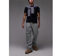 Dickies - Garyville - Pantaloni blu regular fit a righe hickory W38 L34