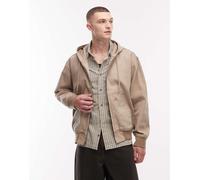 Dickies Uomo Giubbotto bomber in tela sfoderata con cappuccio, Beige