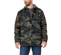 Dickies Giacca da uomo in pile con cappuccio e Hydroshield, Small
