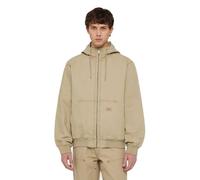Dickies - Duck - Giacca in tela sfoderata color cuoio slavato chiaro con cappuccio-Marrone M
