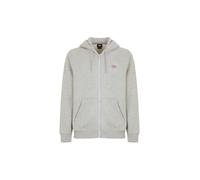 Dickies - Felpa con cappuccio e zip - Oakport Zip Hoodie Heather Grey per Uomo in Cotone - Taglia L - Grigio