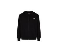 DICKIES Giacca di felpa 'SUMMERDALE' nero / bianco Uomo DICKIES XS nero / bianco