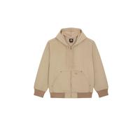Dickies Uomo Giubbotto bomber in tela sfoderata con cappuccio, Beige