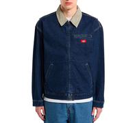 Dickies - Giacca in jeans - Denim Painter Jacket Dark Indigo per Uomo in Cotone - Taglia M - Blu