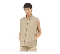 Dickies - Gilet Crewneck in twill con tasche - - Jackets - Uomo - Beige - M