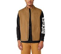 Dickies Uomo Duck Canvas High Pile Fleece Lined Gilet - TE360 - Nuovo