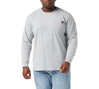 Dickies Uomo, Maglietta con taschino Heavyweight LS, vestibilità rilassata, Heather Grey, XXL