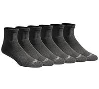 Dickies Herren Multipack Dri-tech - Calzini per il controllo dell'umidità (confezione da 12), Grigio mélange (6 paia), L