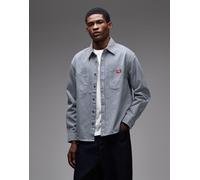 Dickies - Hickory - Camicia a maniche lunghe blu a righe L