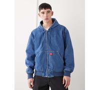 Dickies - Giacca in jeans foderata - Lined Denim Hooded Bomber Classic Blue per Uomo in Cotone - Taglia M