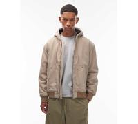 Dickies - Hilham - Giacca in tela color cuoio chiaro con cappuccio-Marrone S