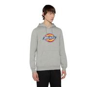 Dickies Icon Logo Hoodie, Felpa con Cappuccio Uomo, Grey Melange, M