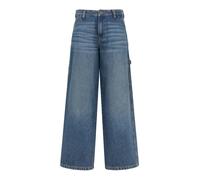 Dickies - Hilham - Jeans larghi blu slavato con tinta kaki-Verde W24