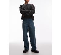 Dickies - Jeans larghi affusolati kaki tinto blu-Verde W30 L30