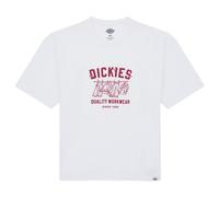 T-shirt Dickies Laundry manica corta bianco rosso - M