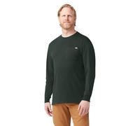 Dickies Long Sleeve Heavyweight Crew Neck Maglia a Maniche Lunghe, Verde (Hunter Green GH), M Uomo