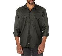 Dickies Long Sleeve Work Camicia, Verde (Olive Green), Large Uomo